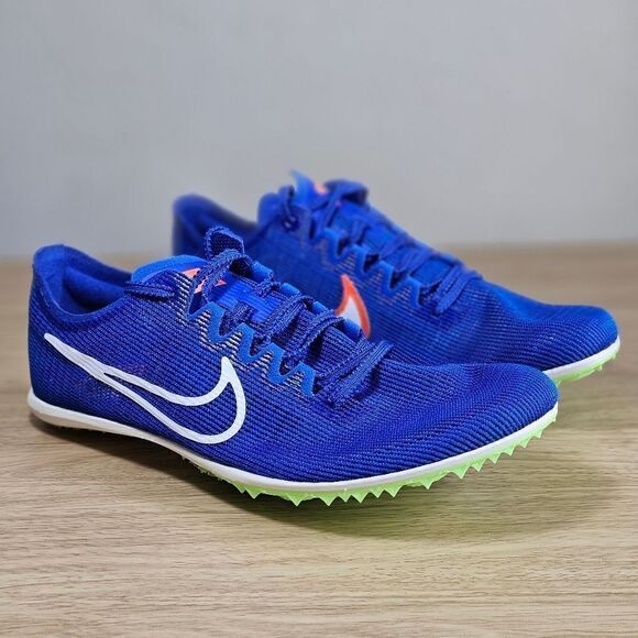Nike Zoom Mamba V6 Track & Field Spikes Running Shoes Women's 8 Blue White New - Picture 6 of 15